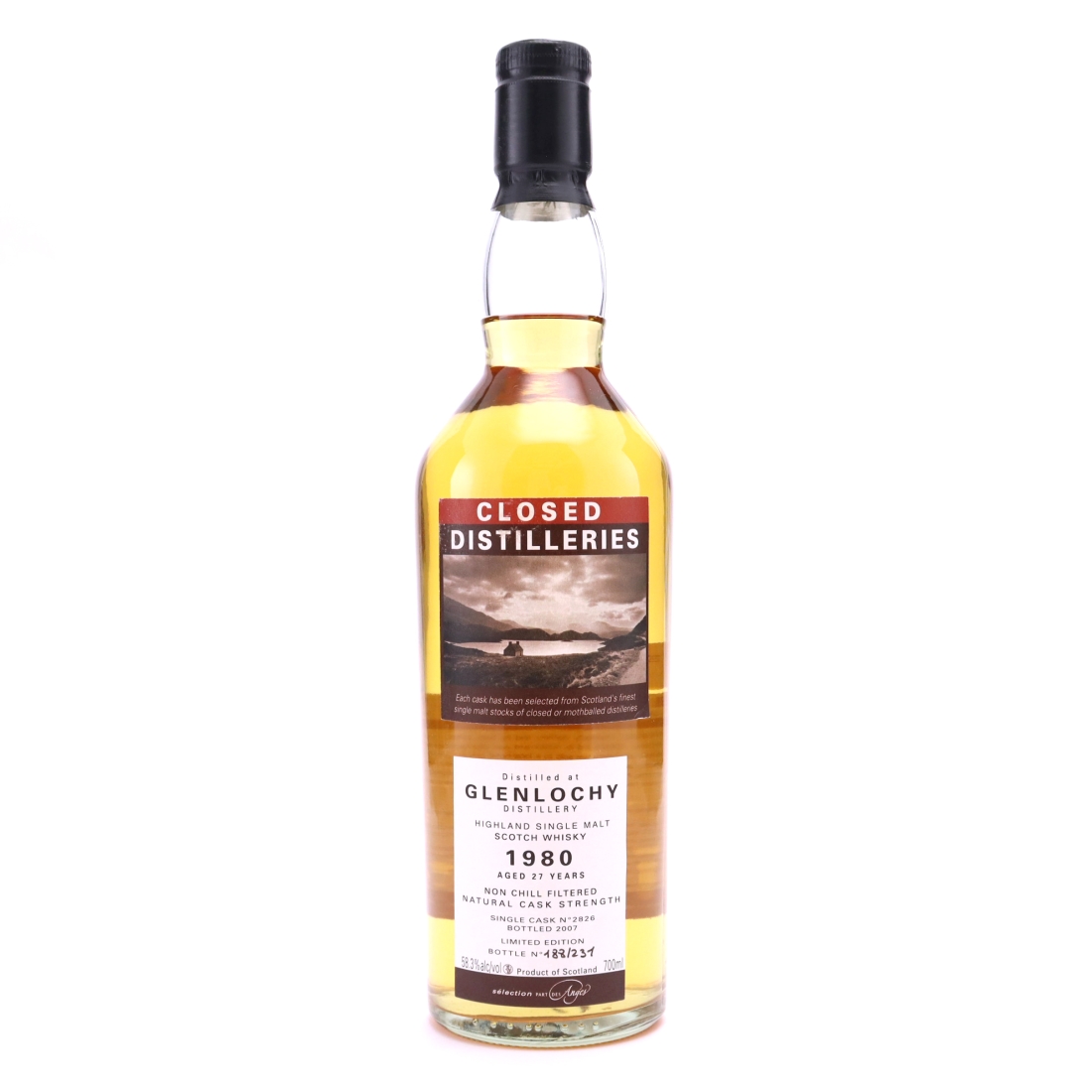 Glenlochy 1980 Part des Anges 27 Year Old Closed Distilleries