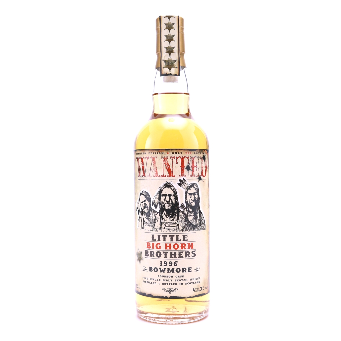 Bowmore 1996 Jack Wiebers Wanted / Little Big Horn Brothers