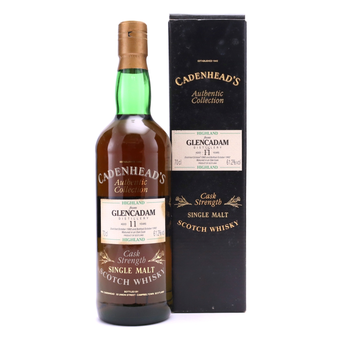 Glencadam 1980 Cadenhead's 11 Year Old