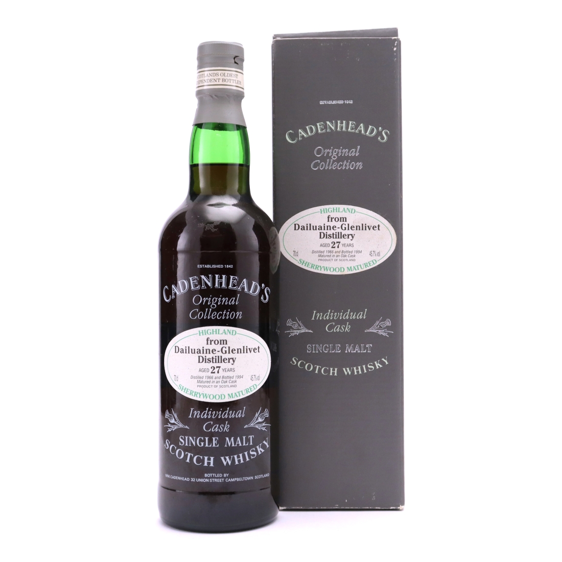 Dailuaine 1966 Cadenhead's 27 Year Old Sherry Wood