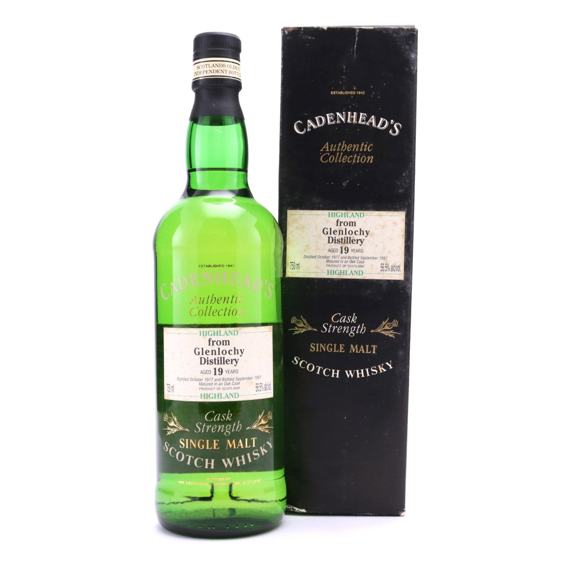 Glenlochy 1977 Cadenhead's 19 Year Old 75cl / US Import