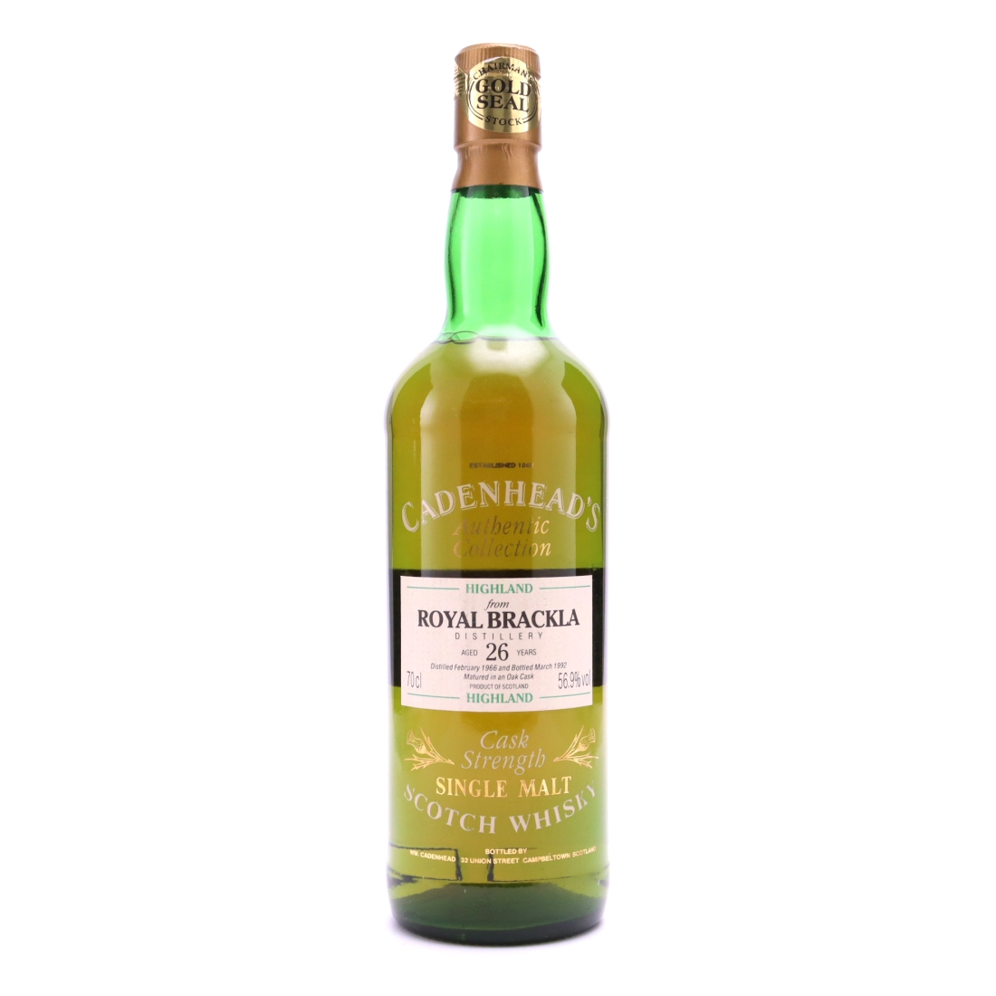 Royal Brackla 1966 Cadenhead's 26 Year Old