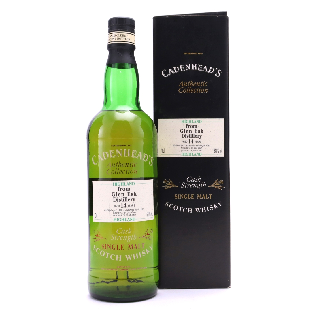 Glenesk 1982 Cadenhead's 14 Year Old