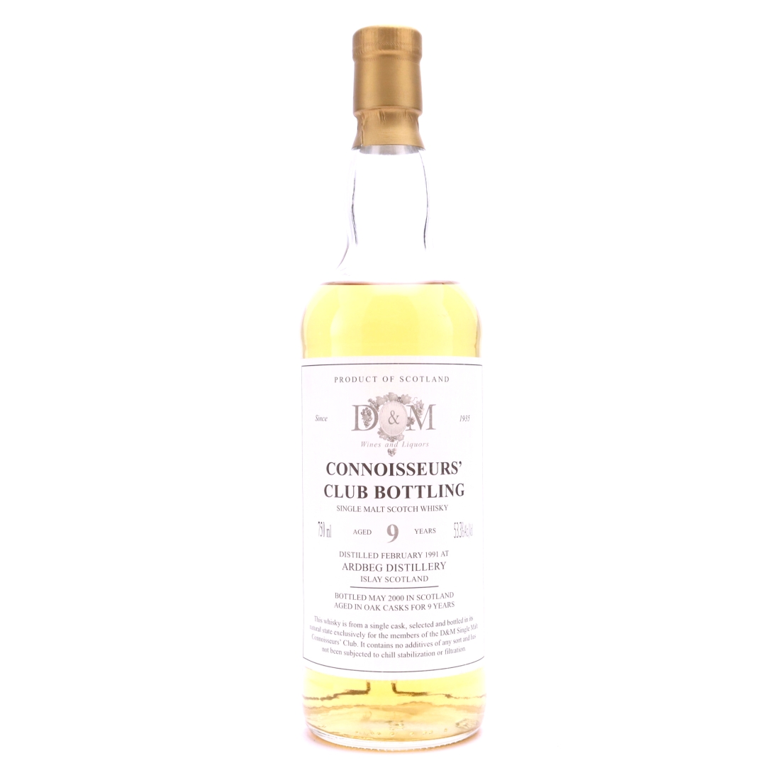 Ardbeg 1991 D&M 9 Year Old 75cl / US Import