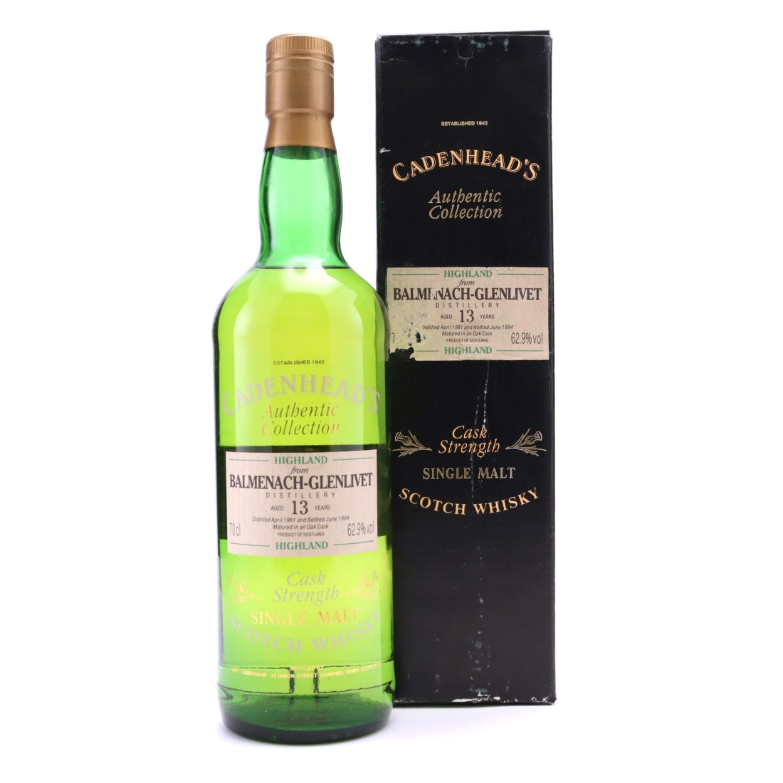 Balmenach 1981 Cadenhead's 13 Year Old