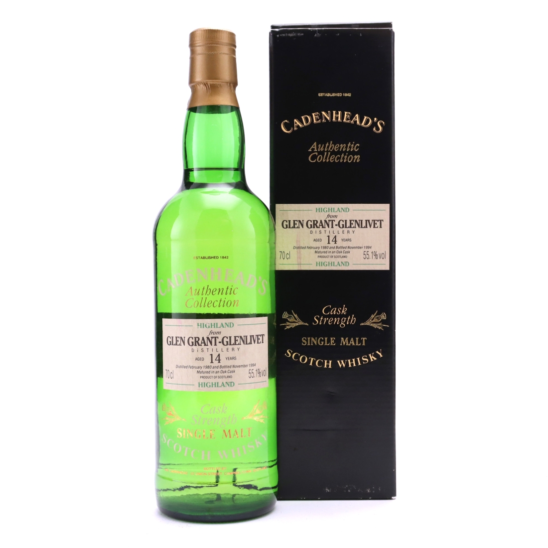Glen Grant 1980 Cadenhead's 14 Year Old