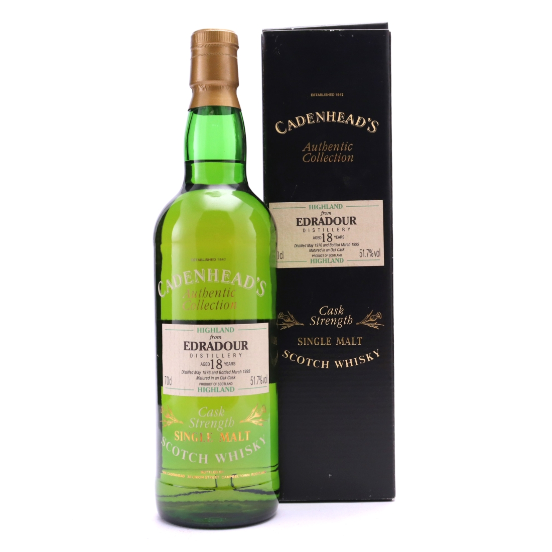 Edradour 1976 Cadenhead's 18 Year Old