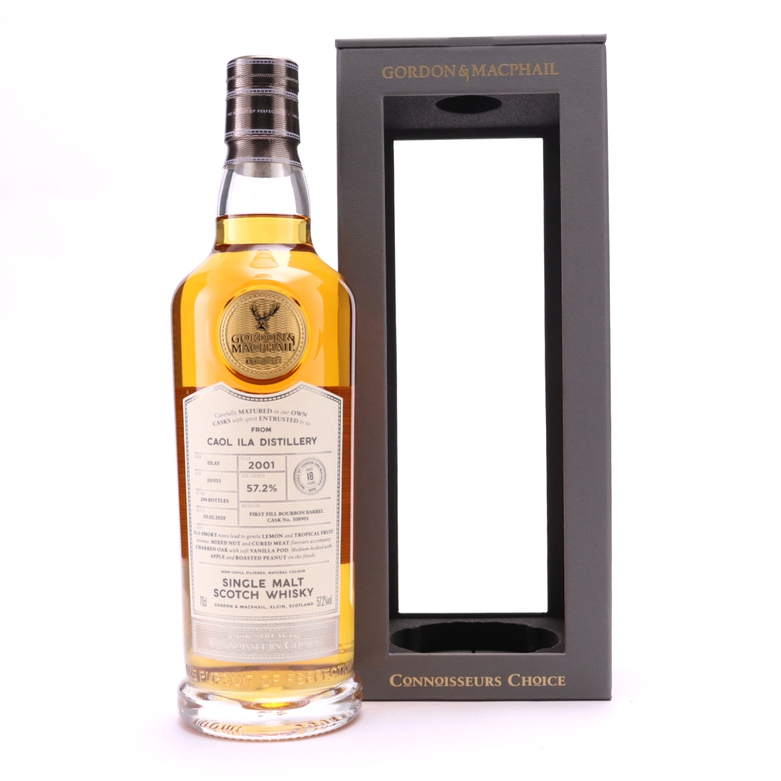 Caol Ila 2001 Gordon and MacPhail 18 Year Old Batch #20/033