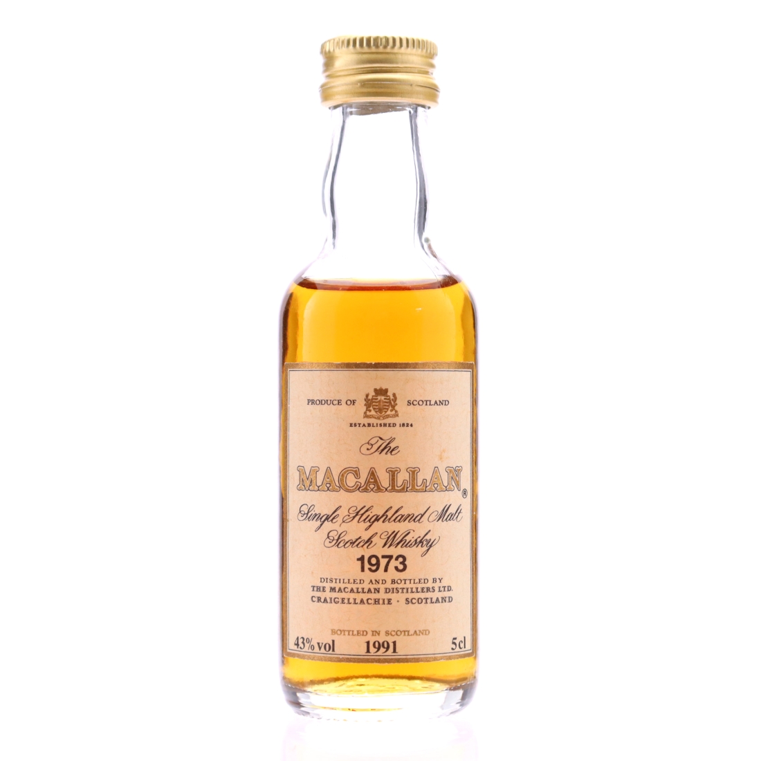Macallan 1973 18 Year Old Miniature