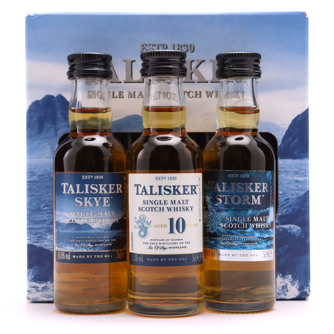 Talisker Made by the Sea Miniatures x 3