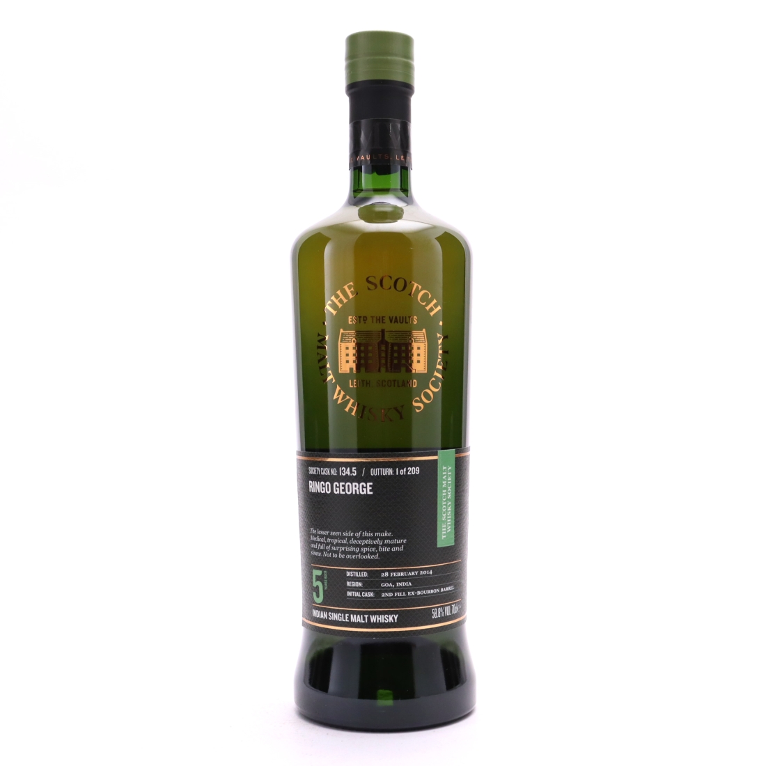 Paul John 2014 SMWS 5 Year Old 134.5
