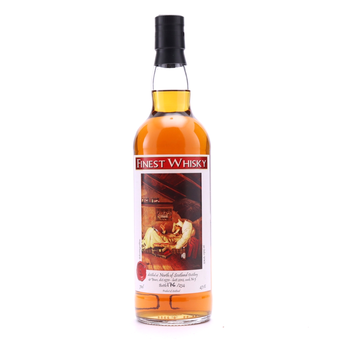 North of Scotland 1970 Finest Whisky 41 Year Old / Old Master Painter No.3