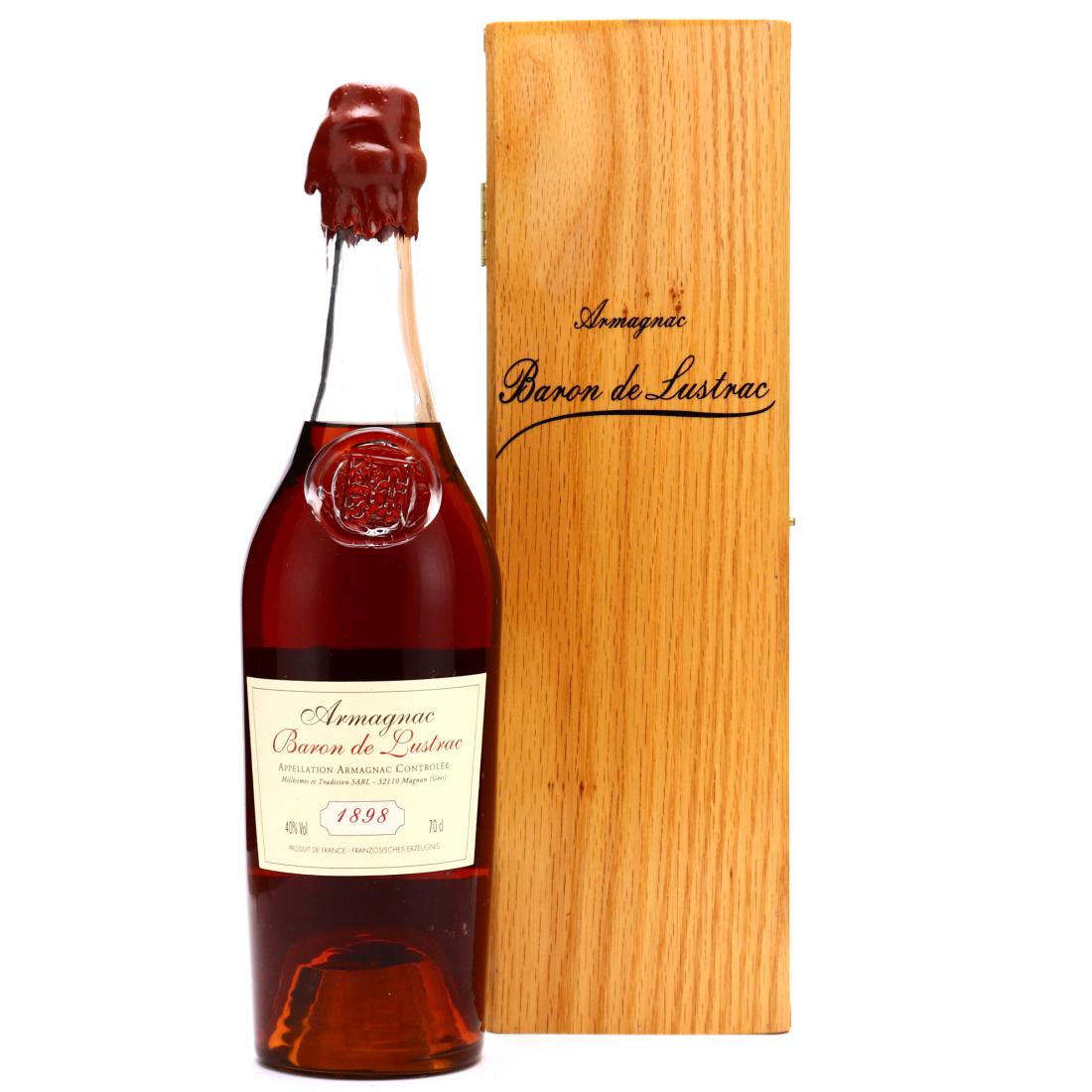 Baron de Lustrac 1898 Armagnac Whisky | Whisky Auctioneer