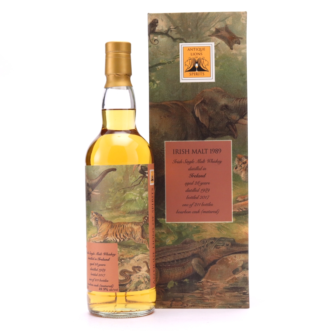Irish Single Malt 1989 Antique Lions 28 Year Old / Savannah