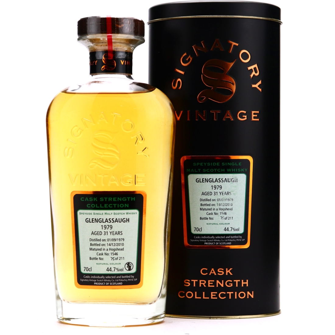 Glenglassaugh 1979 Signatory Vintage 31 Years Old Cask Strength