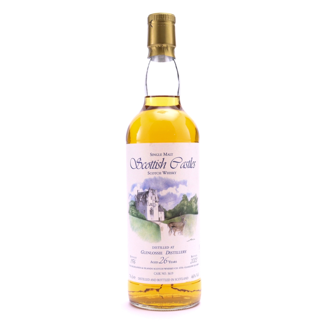Glenlossie 1976 Jack Wiebers 26 Year Old Scottish Castles