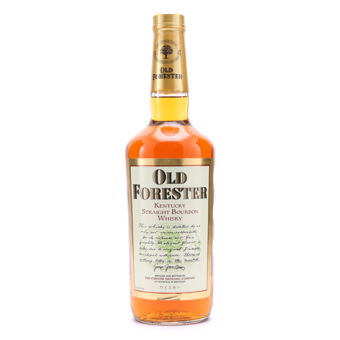 Old Forester Kentucky Straight Bourbon 1990