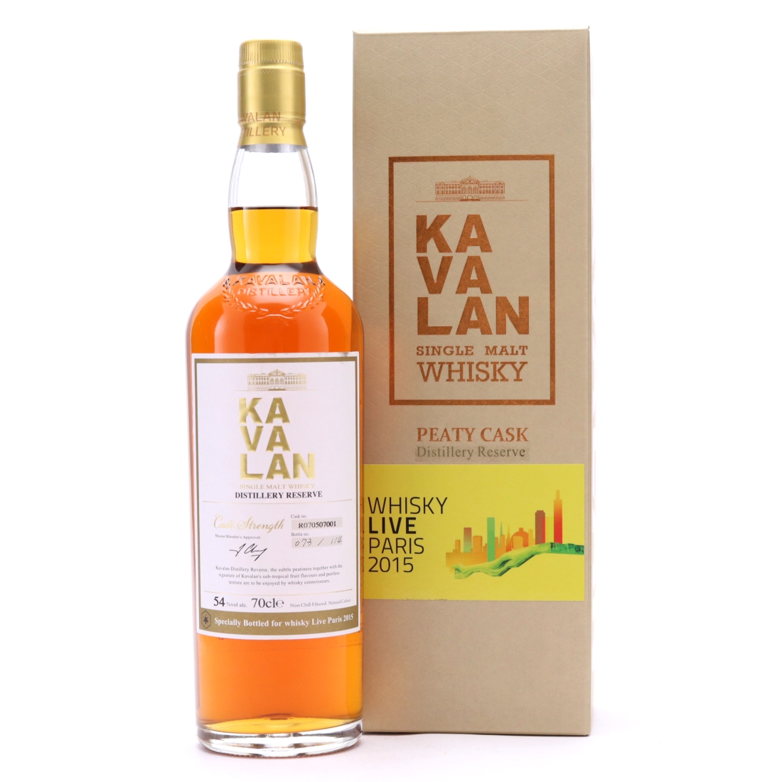 Kavalan Peaty Cask / Whisky Live Paris 2015