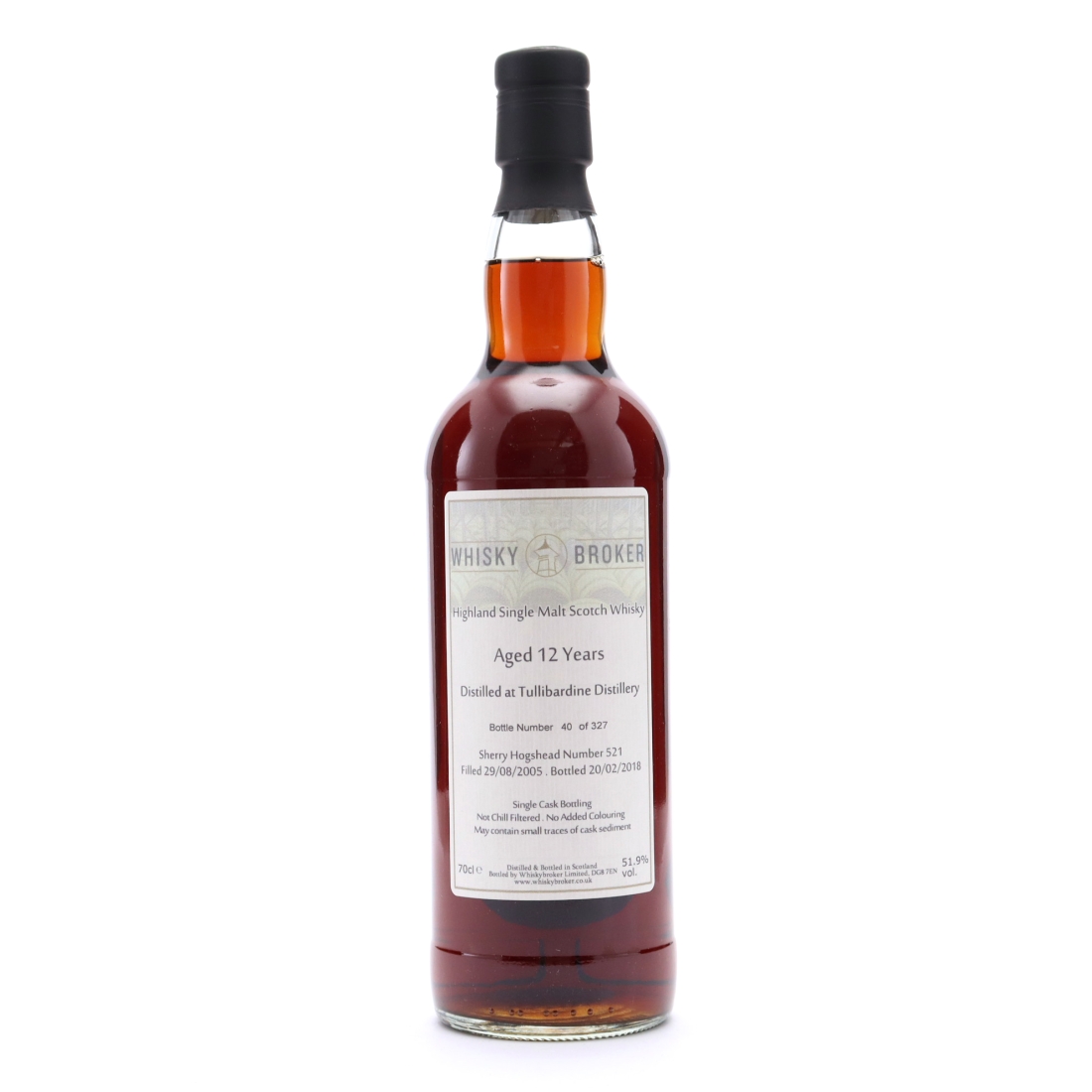 Tullibardine 2005 Whisky Broker 12 Year Old