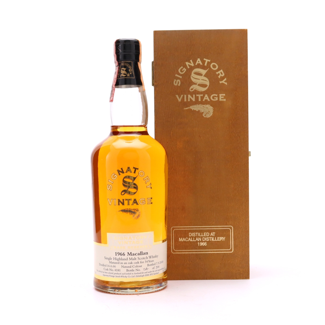 Macallan 1966 Signatory Vintage 34 Year Old Rare Reserve