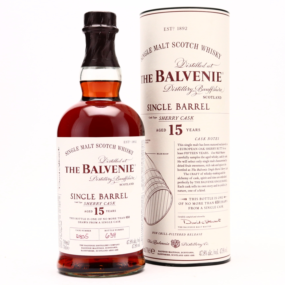 Balvenie 15 Year Old Sherry Cask Single Barrel #2805