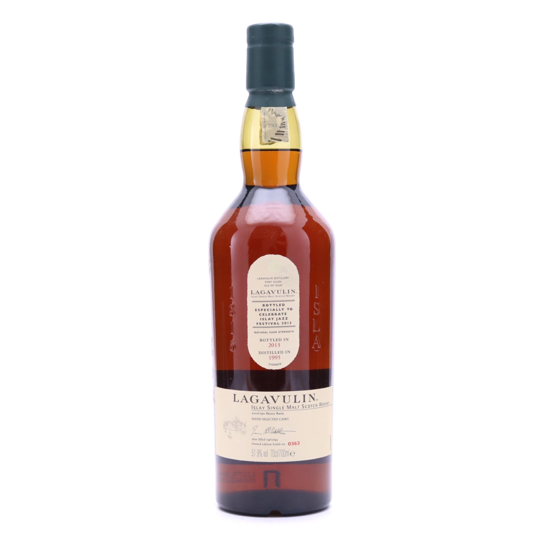 Lagavulin 1995 Jazz Festival 2013 / Signed