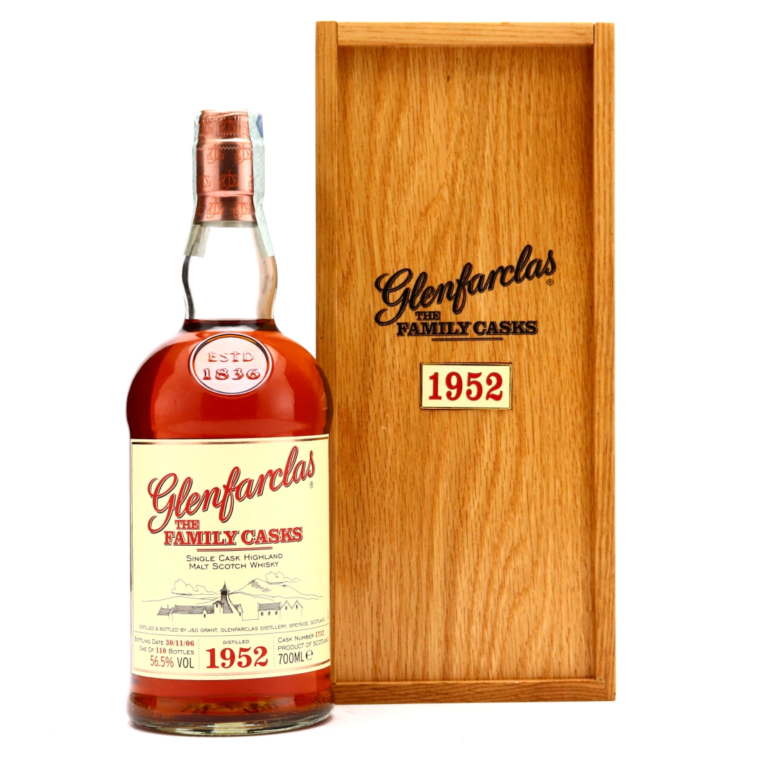 Glenfarclas 1952 Family Cask #1712 / Release I