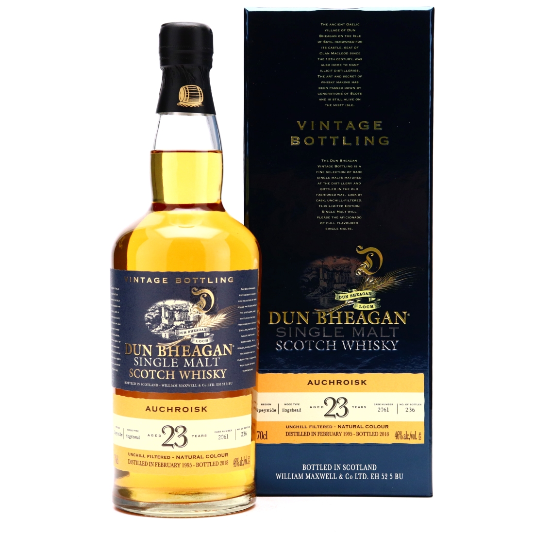 Auchroisk 1995 Dun Bheagan 23 Year Old