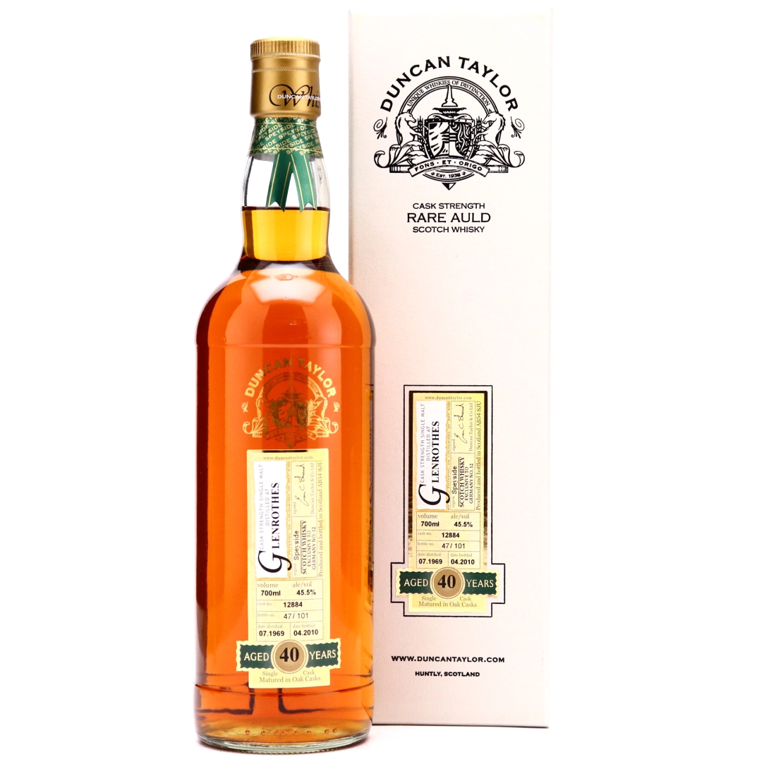 Glenrothes 1969 Duncan Taylor 40 Year Old / Germany No.12