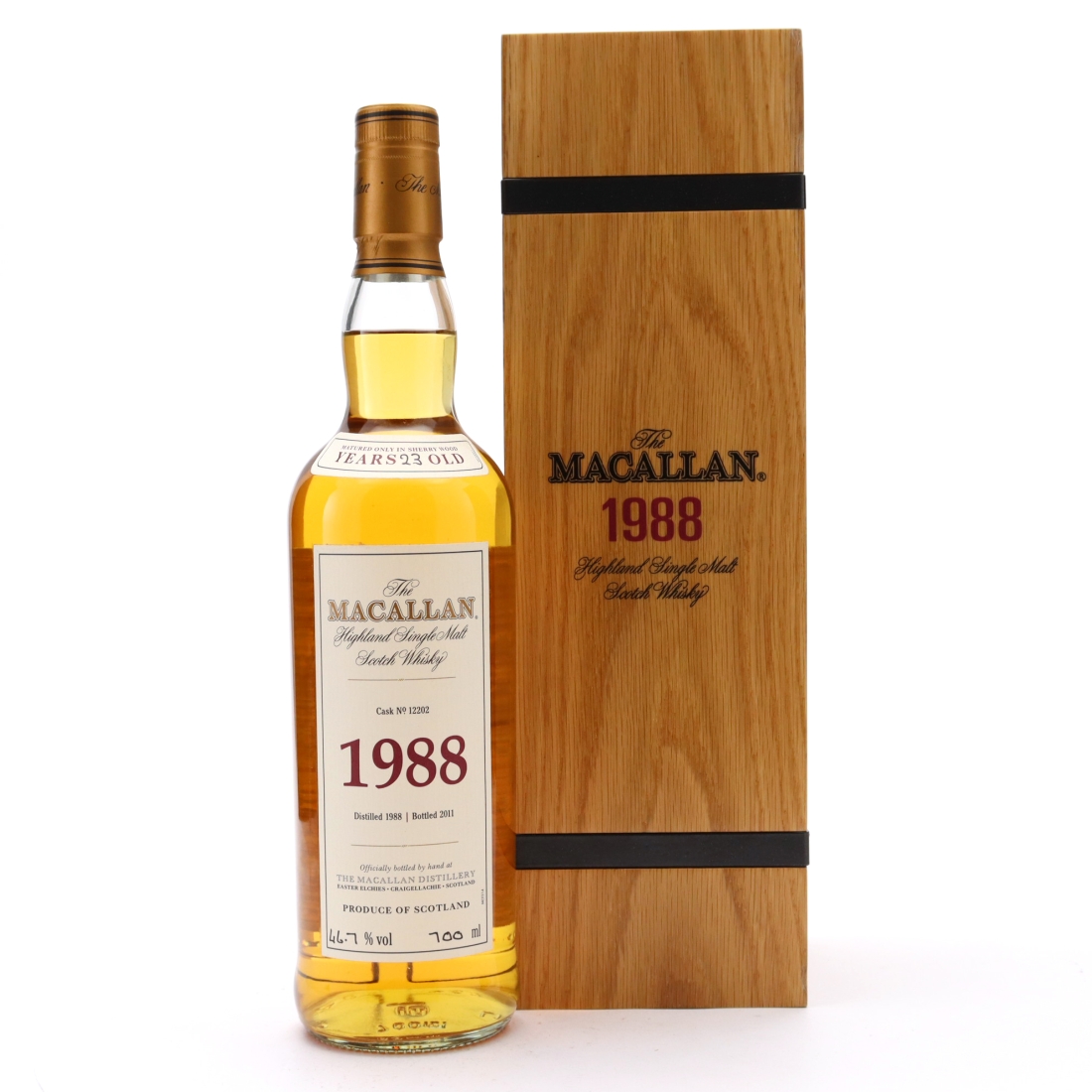 Macallan 1988 Fine and Rare 23 Year Old #12202