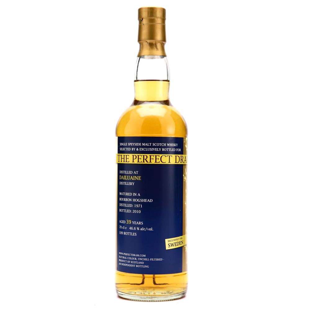 Dailuaine 1971 Perfect Dram 39 Year Old / Sweden 
