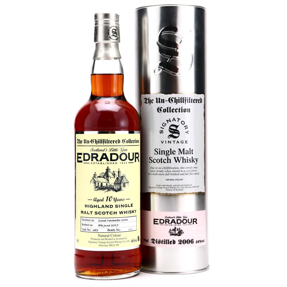 Edradour 2006 Signatory Vintage 10 Year Old
