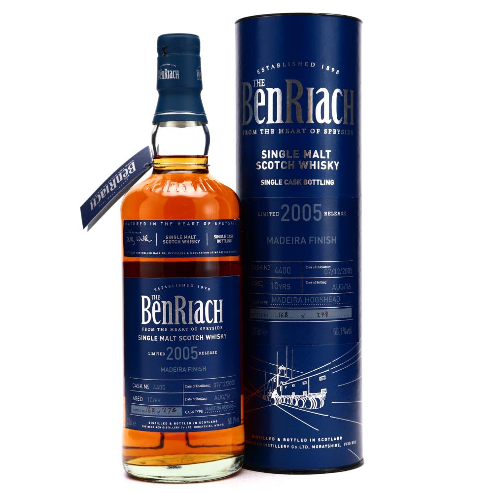Benriach 2005 Single Madeira Cask Finish 10 Year Old #4400