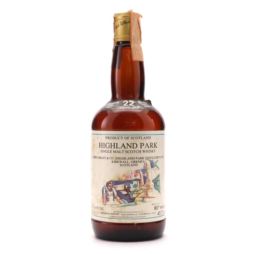 Highland Park 1957 Samaroli 22 Year Old / Cadenhead's 1979