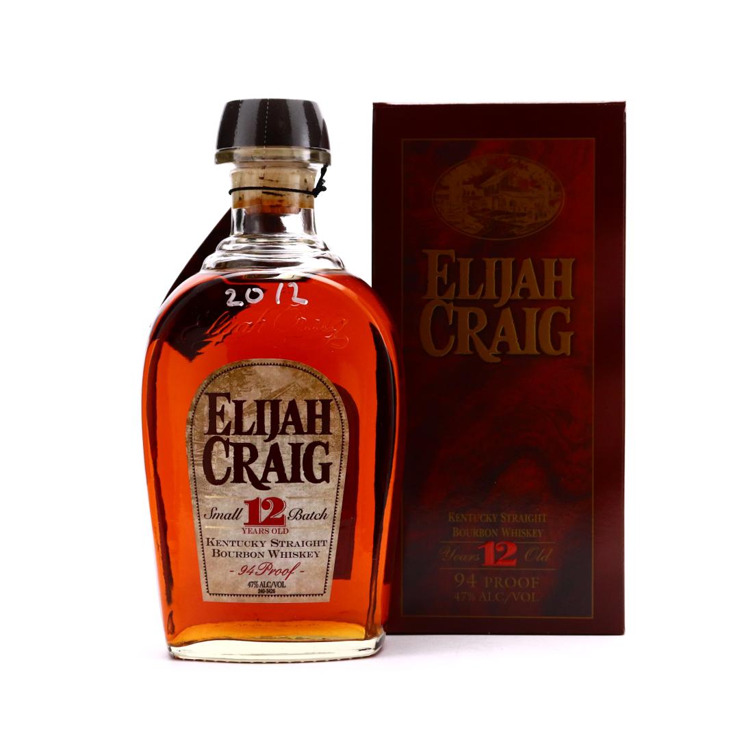 Elijah Craig 12 Year Old 2012 Whisky | Whisky Auctioneer