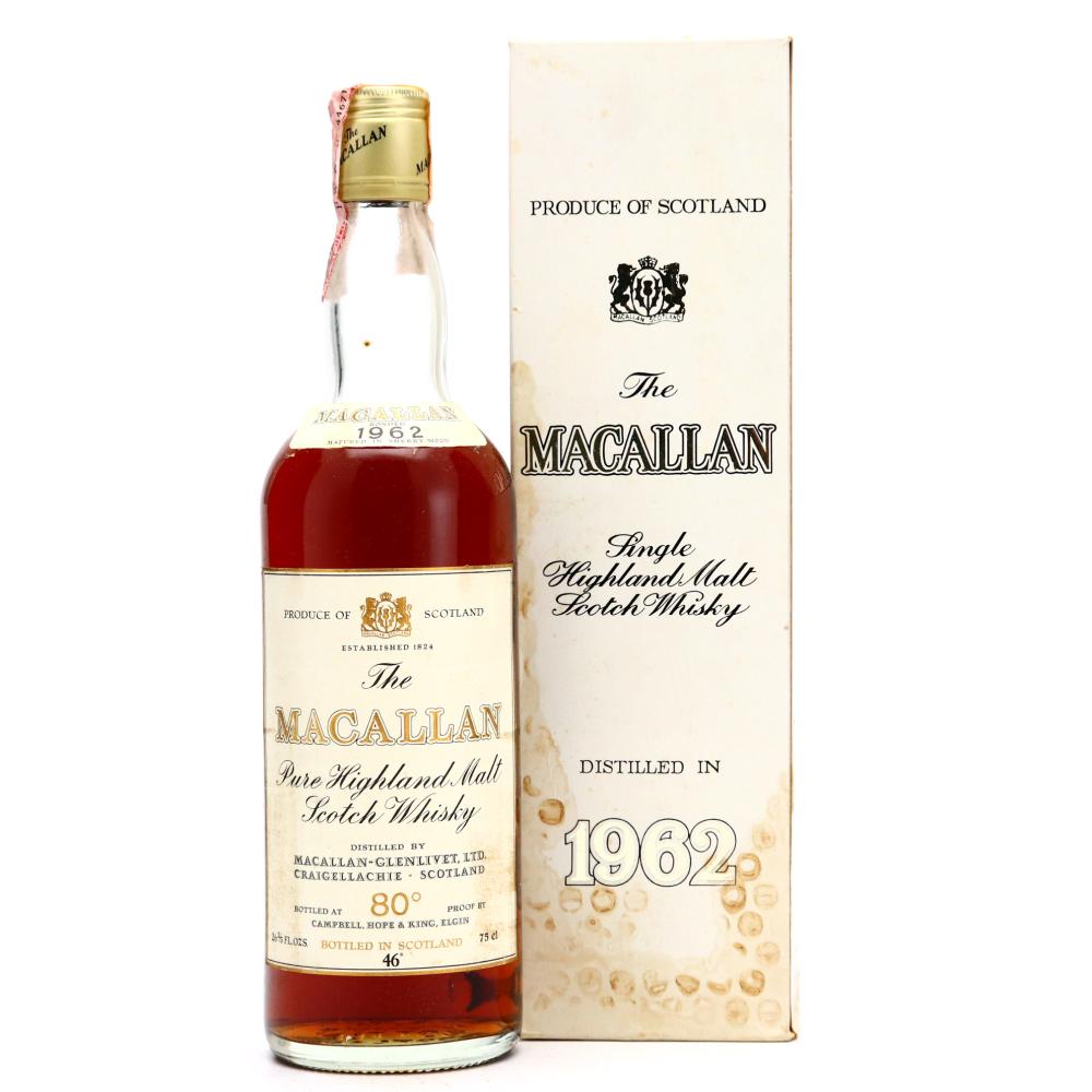 Macallan 1962 Campbell, Hope and King 80 Proof / Rossi Import