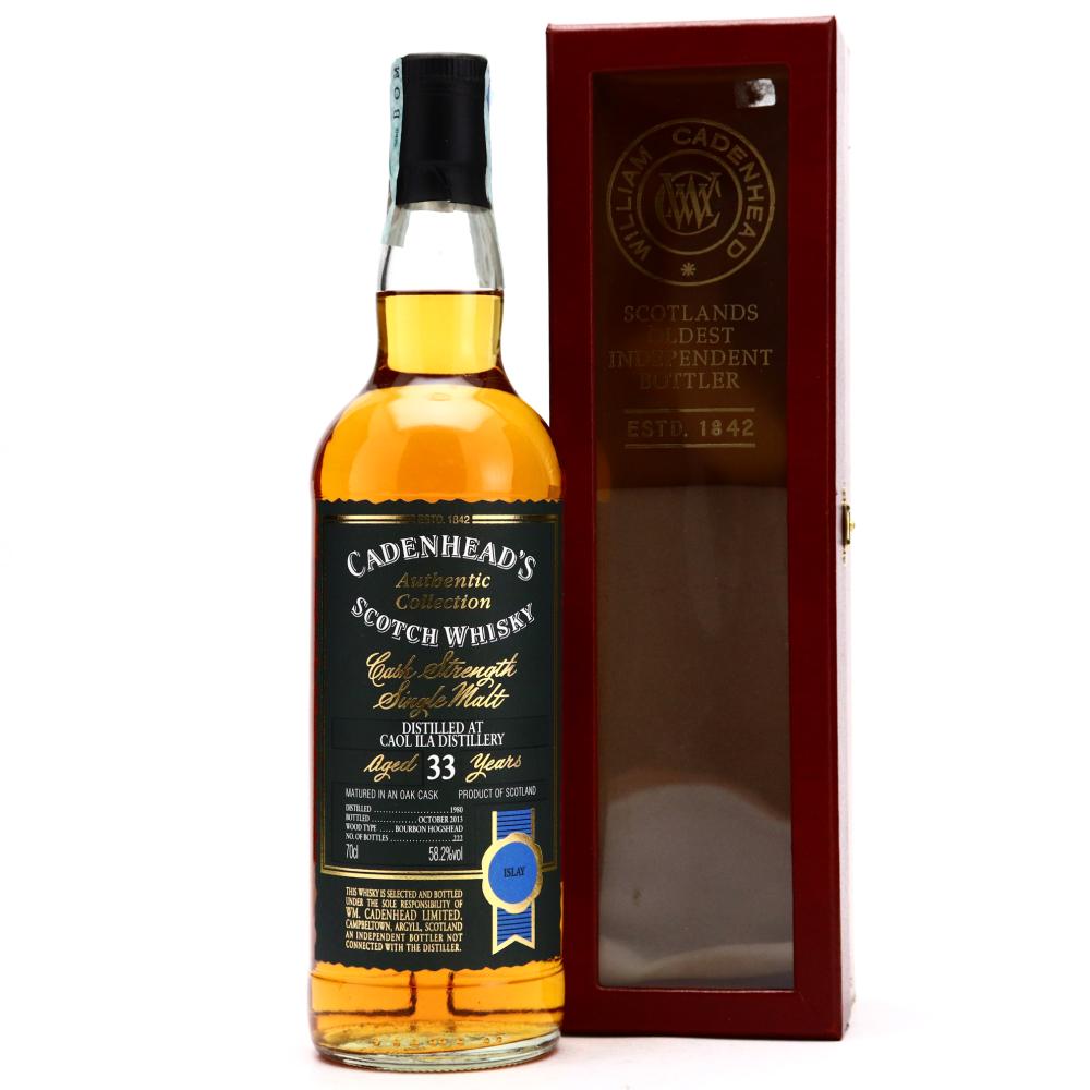 Caol Ila 1980 Cadenhead's 33 Year Old