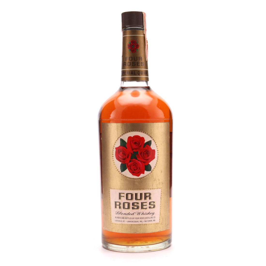 Four Roses Blended Whiskey Imperial Quart 1965