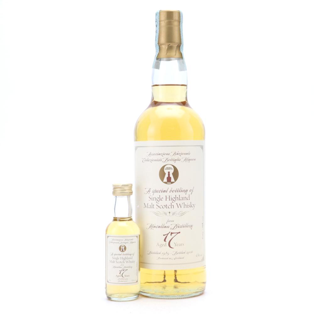 Macallan 1989 ANCBM 17 Year Old 70cl & 5cl
