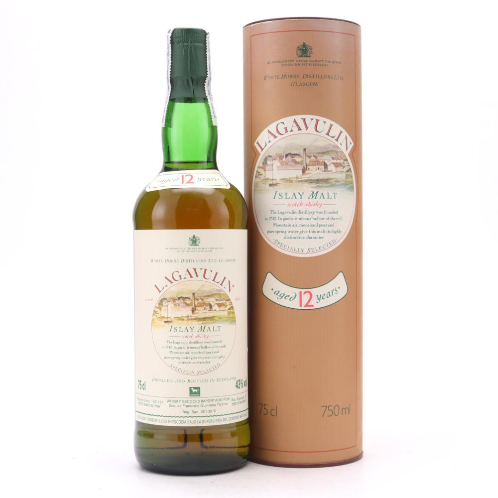 Lagavulin 12 Year Old White Horse 1980s / Spanish Import