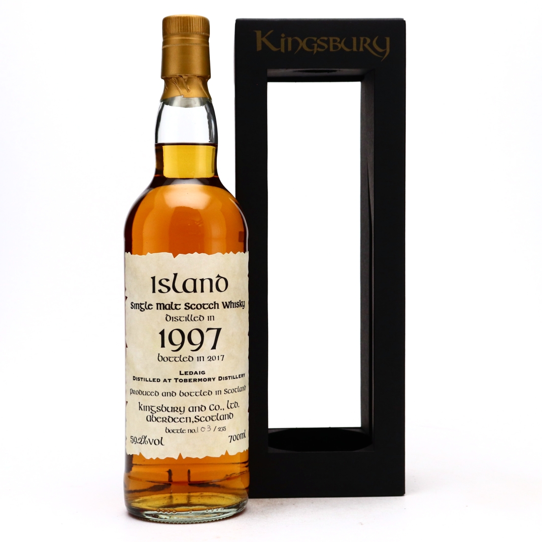 Ledaig 1997 Kingsburry 19 Year Old Celtic Label