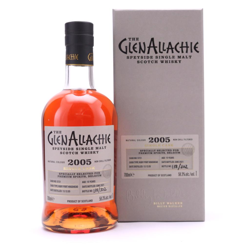 Glenallachie 2005 Single Port Cask15 Year Old #5721 / Premium Spirits