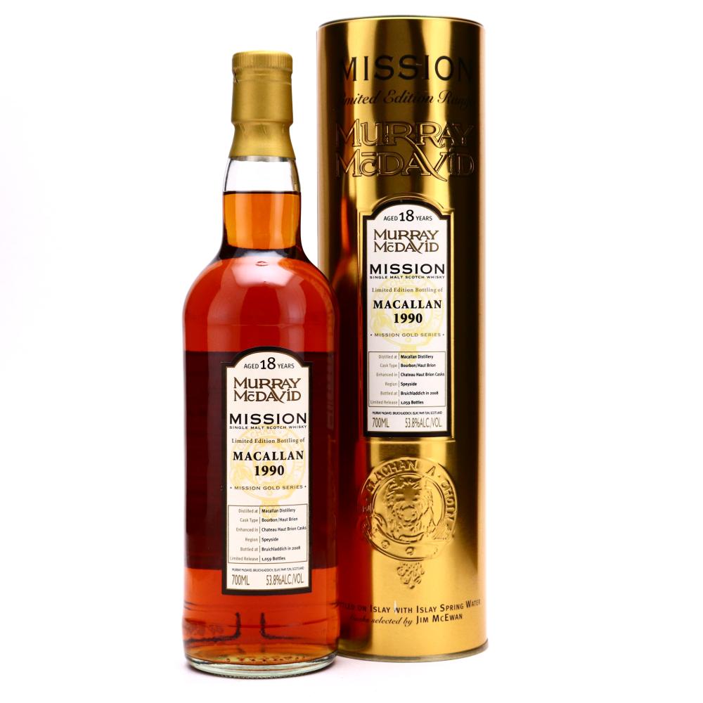 Macallan 1990 Murray McDavid 18 Year Old Mission