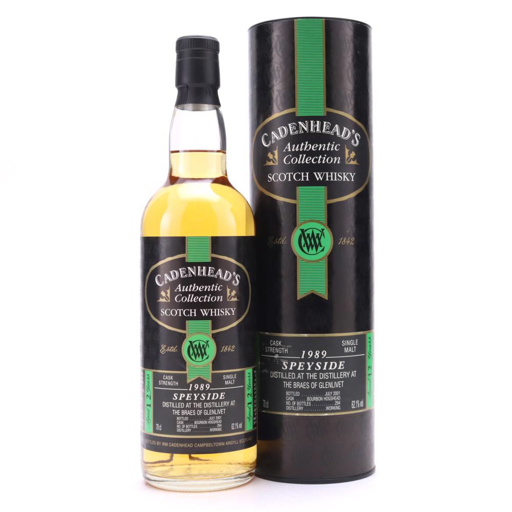 Braes of Glenlivet 1989 Cadenhead's 12 Year Old
