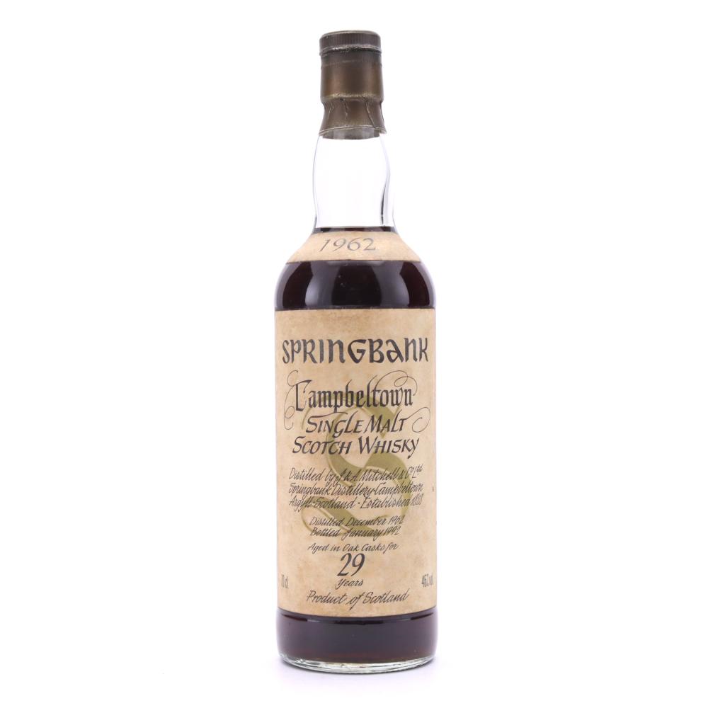 Springbank 1962 29 Year Old