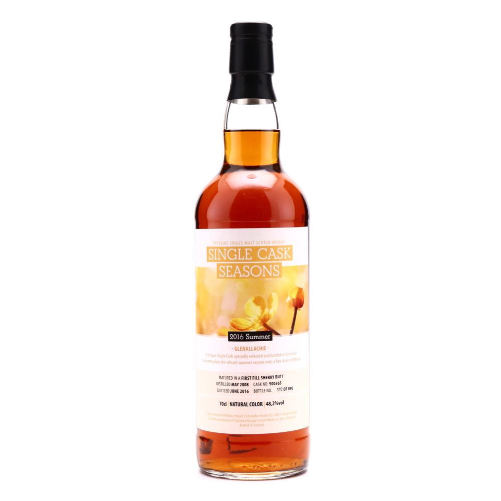 Glenallachie 2008 Single Cask Seasons / Summer 2016 