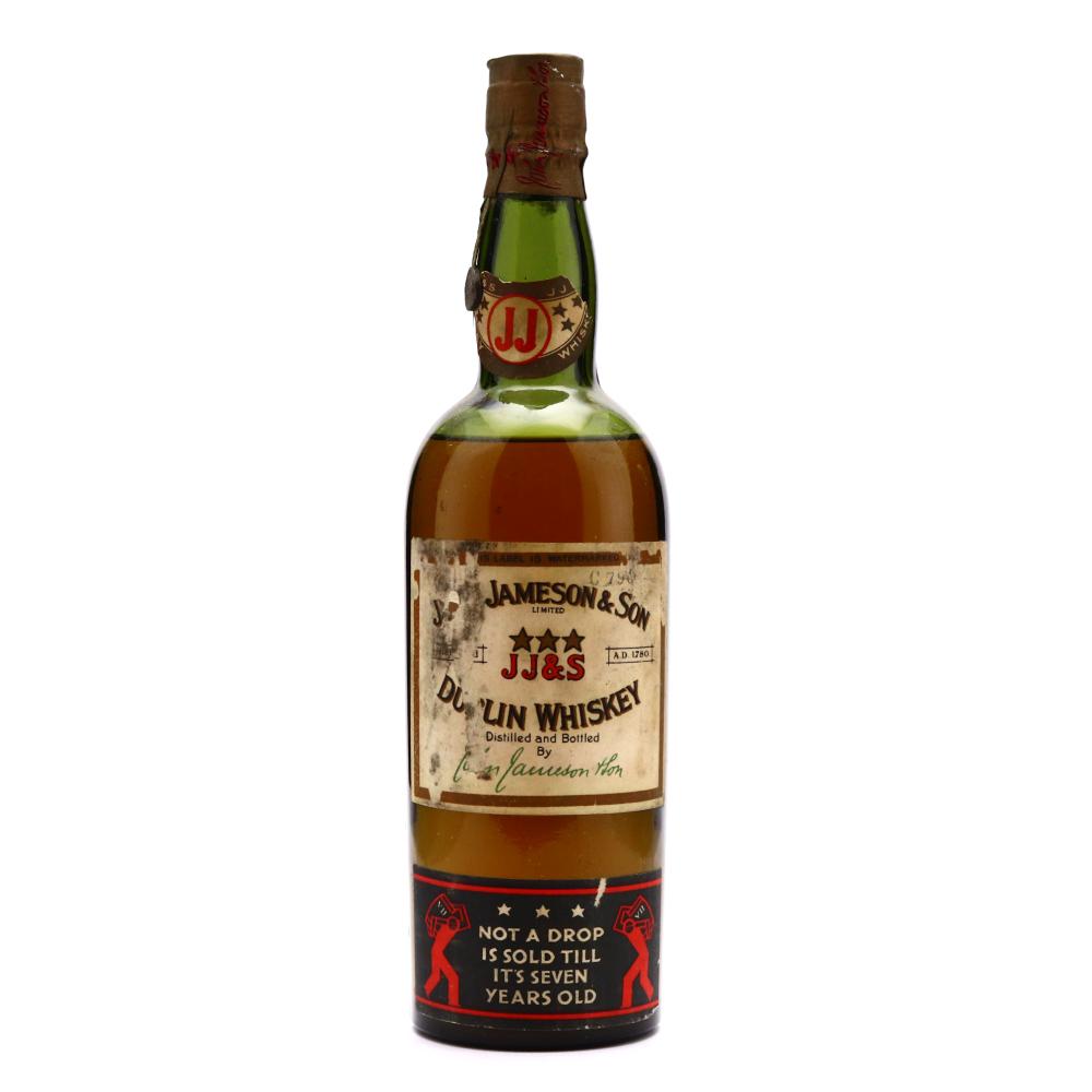 Jameson Three Star 7 Year Old 1960s / Soffiantino Import