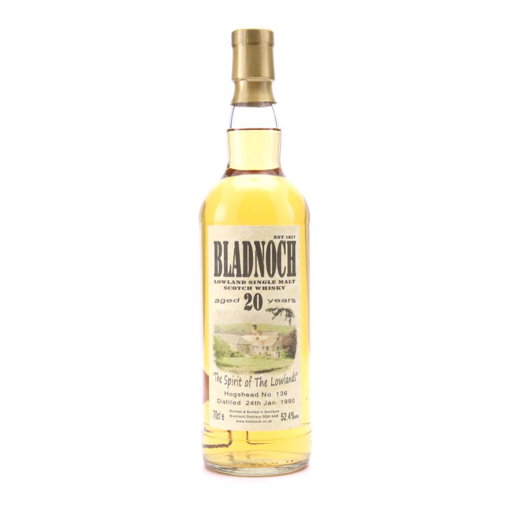 Bladnoch 1990 Single Cask 20 Year Old #136