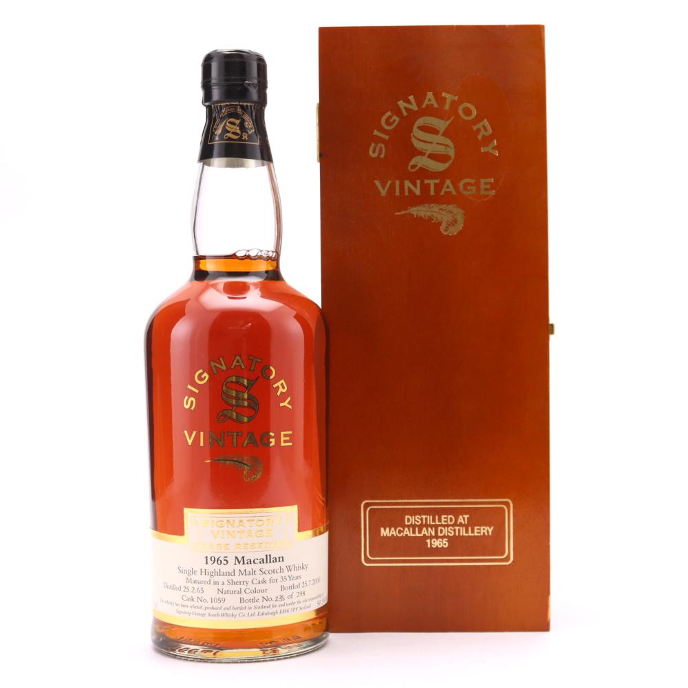 Macallan 1965 Signatory Vintage 35 Year Old