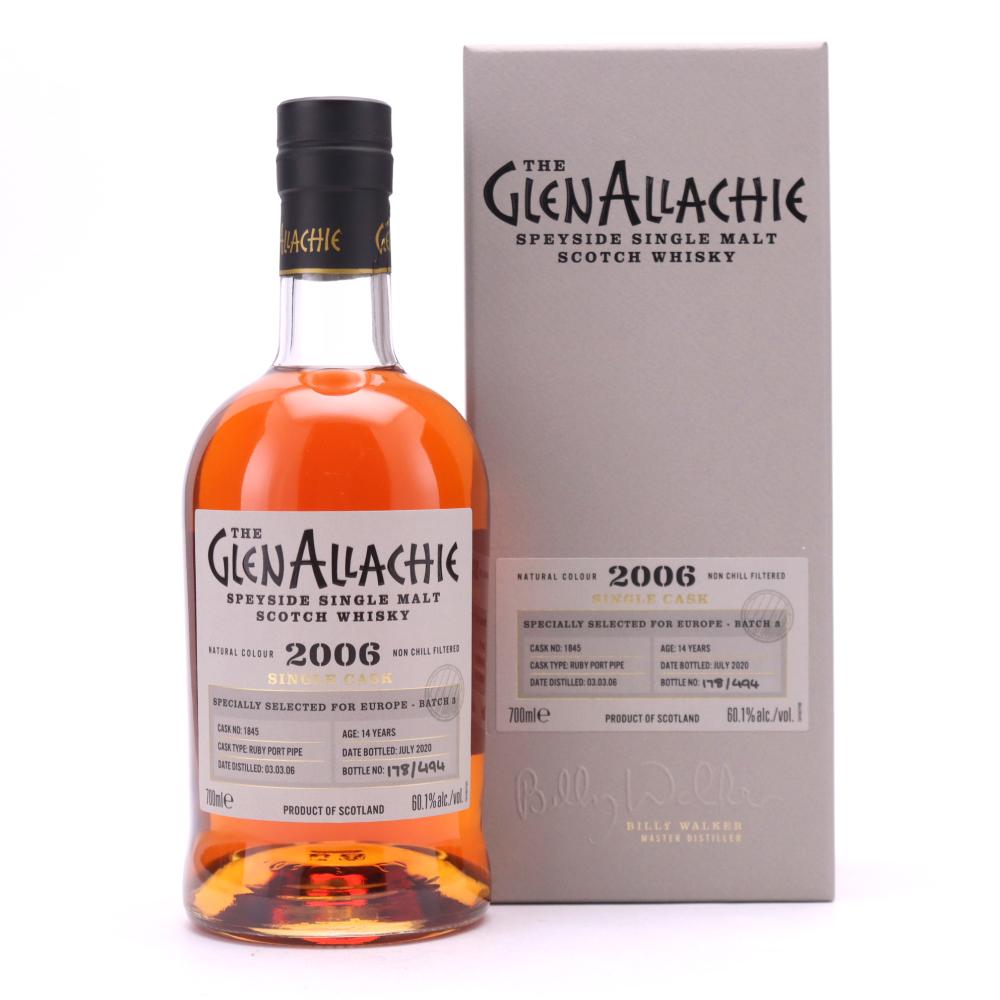 Glenallachie 2006 Single Port Cask 14 Year Old #1845 / Europe Batch #3
